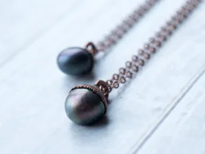 Pearl Necklace | Dark Pearl Necklace
