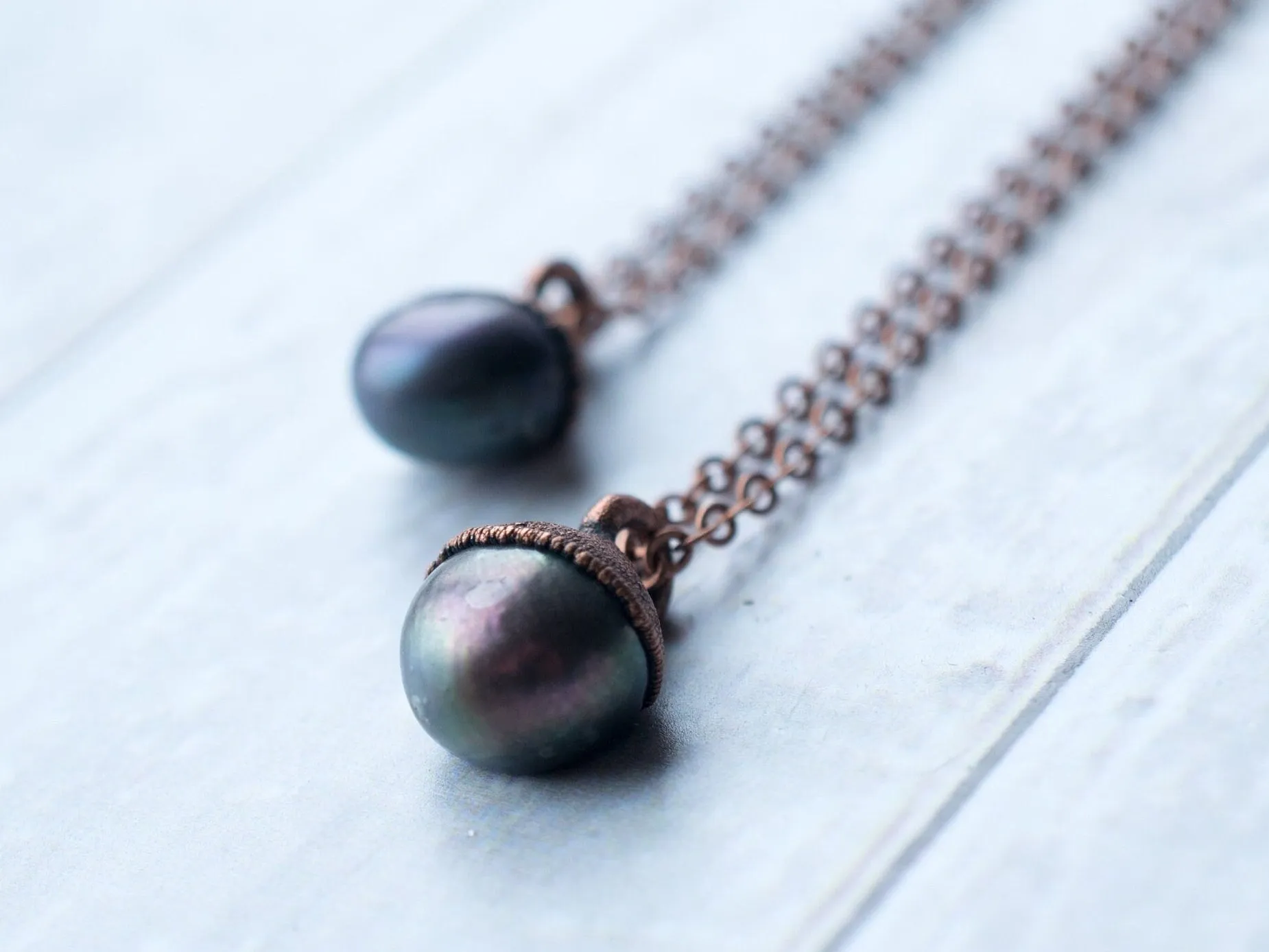 Pearl Necklace | Dark Pearl Necklace