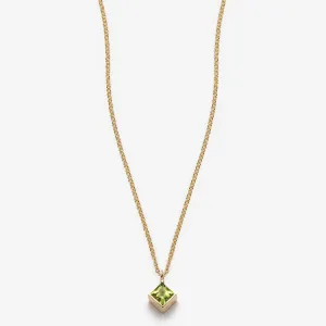 Peridot Geometric Pendant