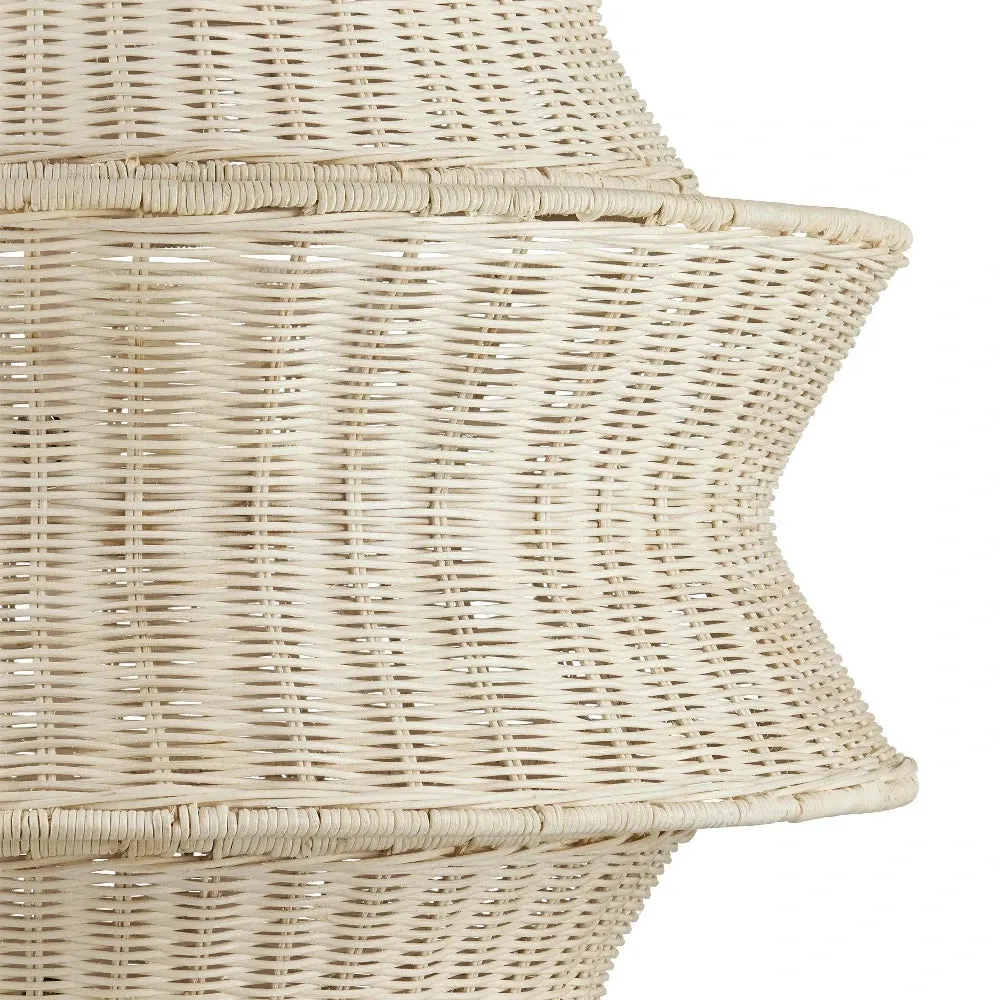 Phebe Large Rattan Chandelier
