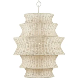 Phebe Large Rattan Chandelier