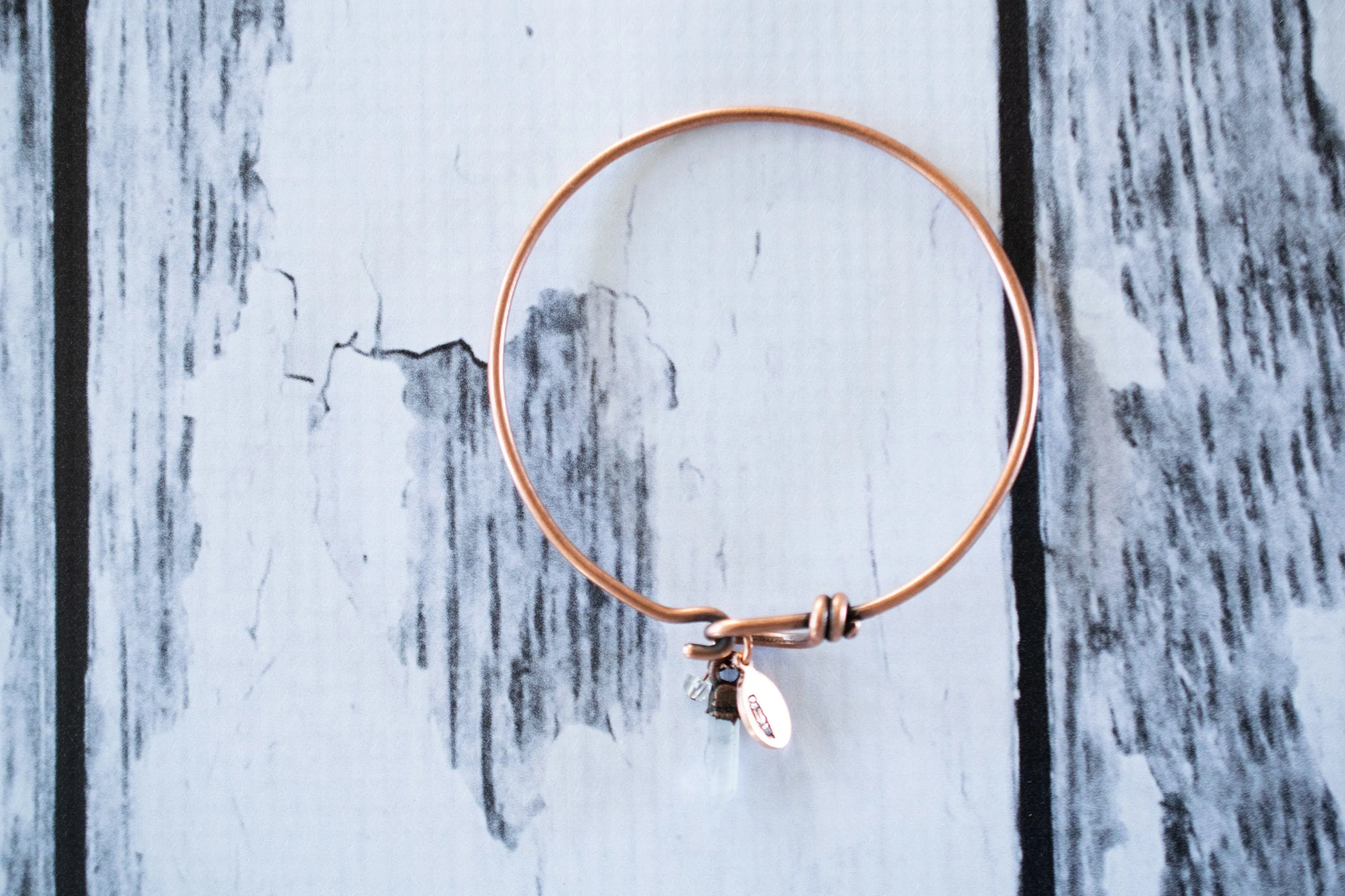 Quartz crystal bracelet | Quartz crystal bangle