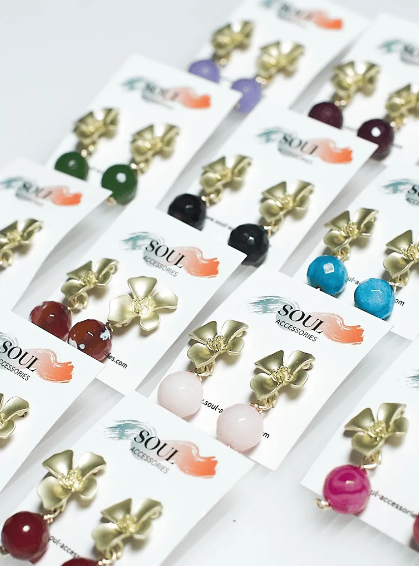 Quartz Earrings