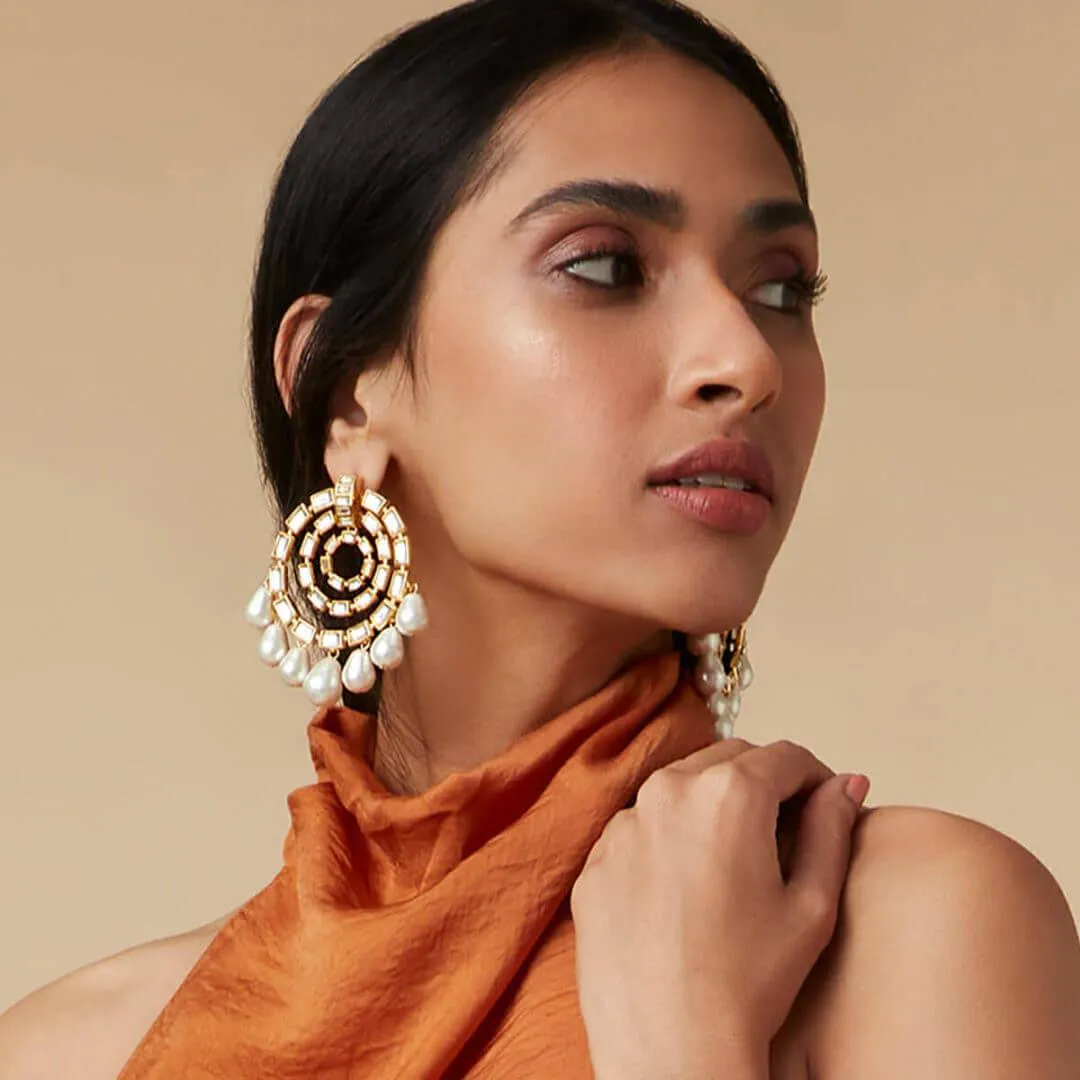 Reflect Pearl Earrings