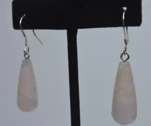 Rose Quartz Drop Earrings