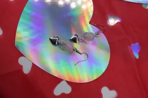 Rose quartz earrings