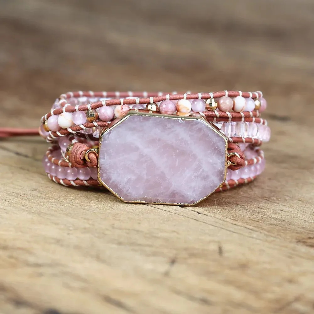 Rose Quartz Elegance Bracelet