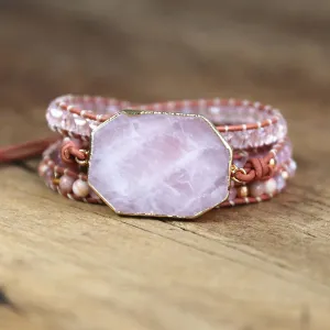 Rose Quartz Elegance Bracelet