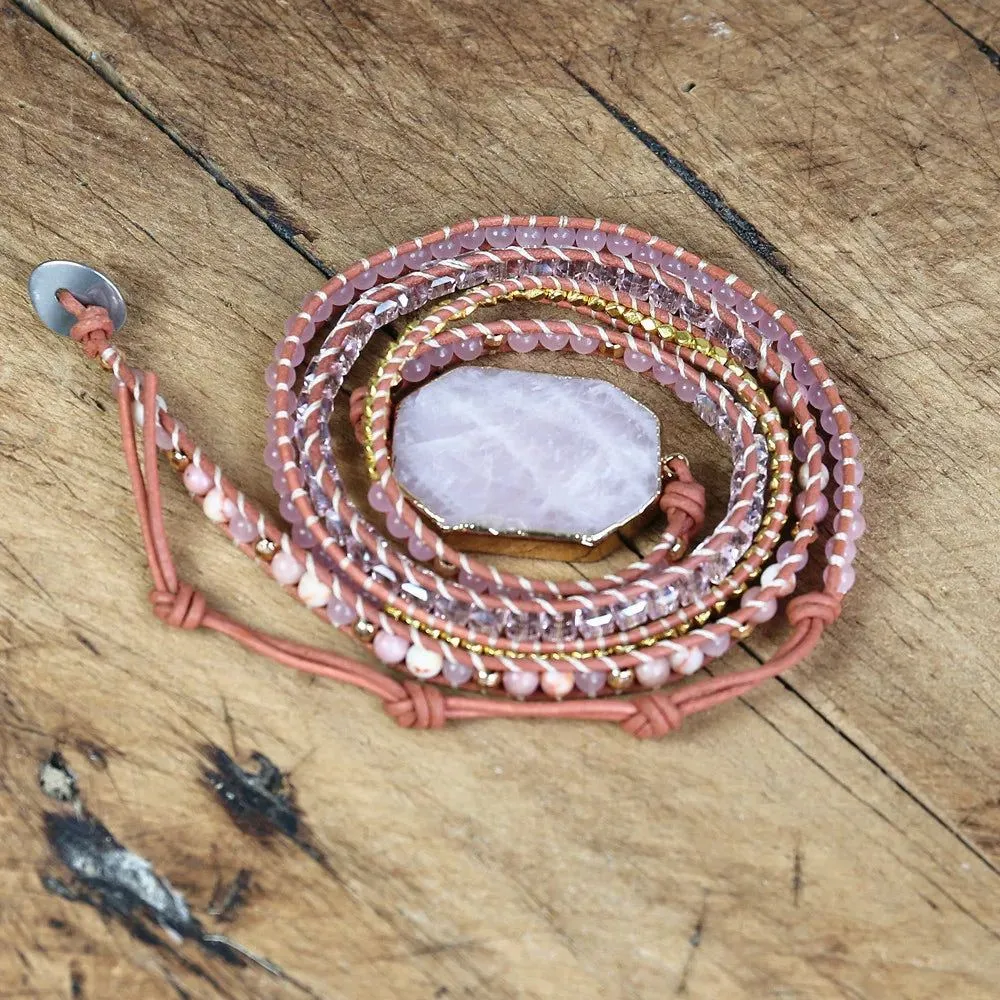 Rose Quartz Elegance Bracelet
