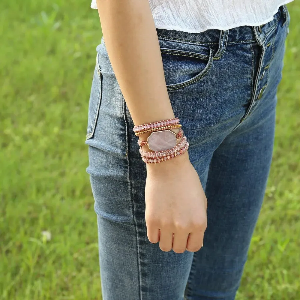 Rose Quartz Elegance Bracelet