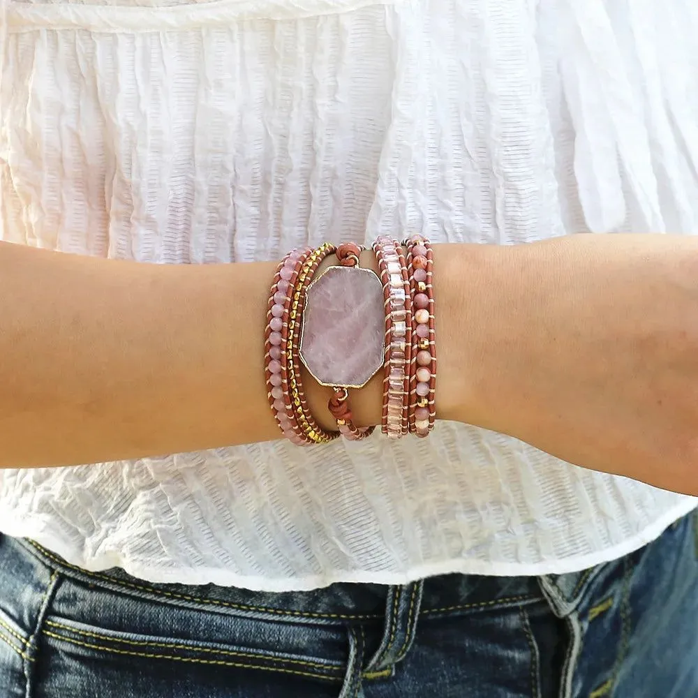Rose Quartz Elegance Bracelet