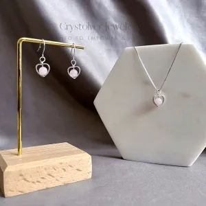 Rose Quartz Jewellery Gift Set