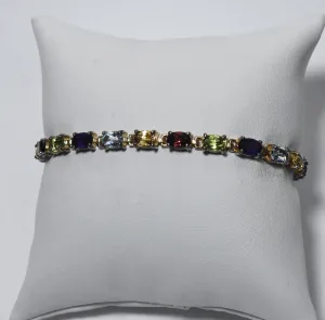 Ross-Simons - Sterling Silver Multi Gemstone Bracelet