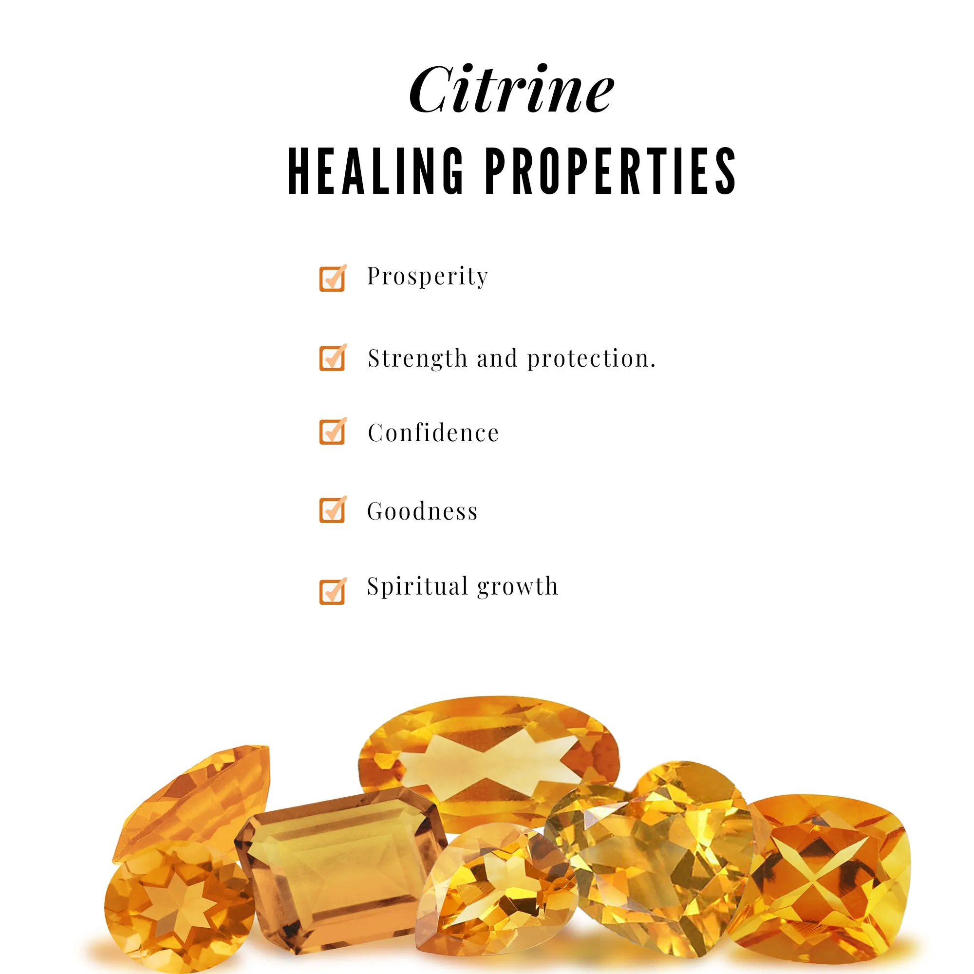 Round Citrine Minimal Leaf Promise Ring with Diamond