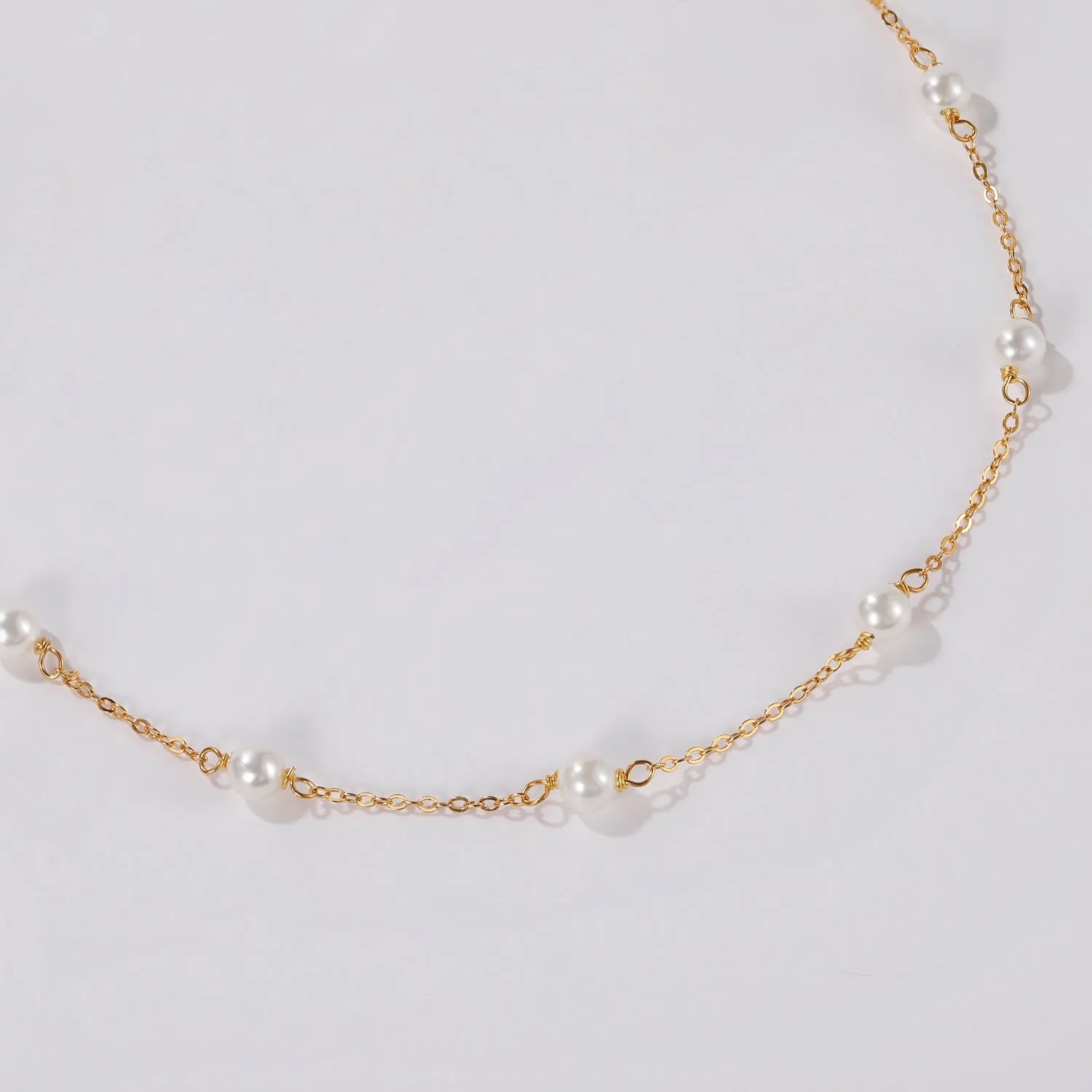 S925 Danity Pearl Necklace