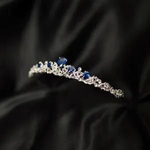 Sadie's Tiara in Blue & Silver