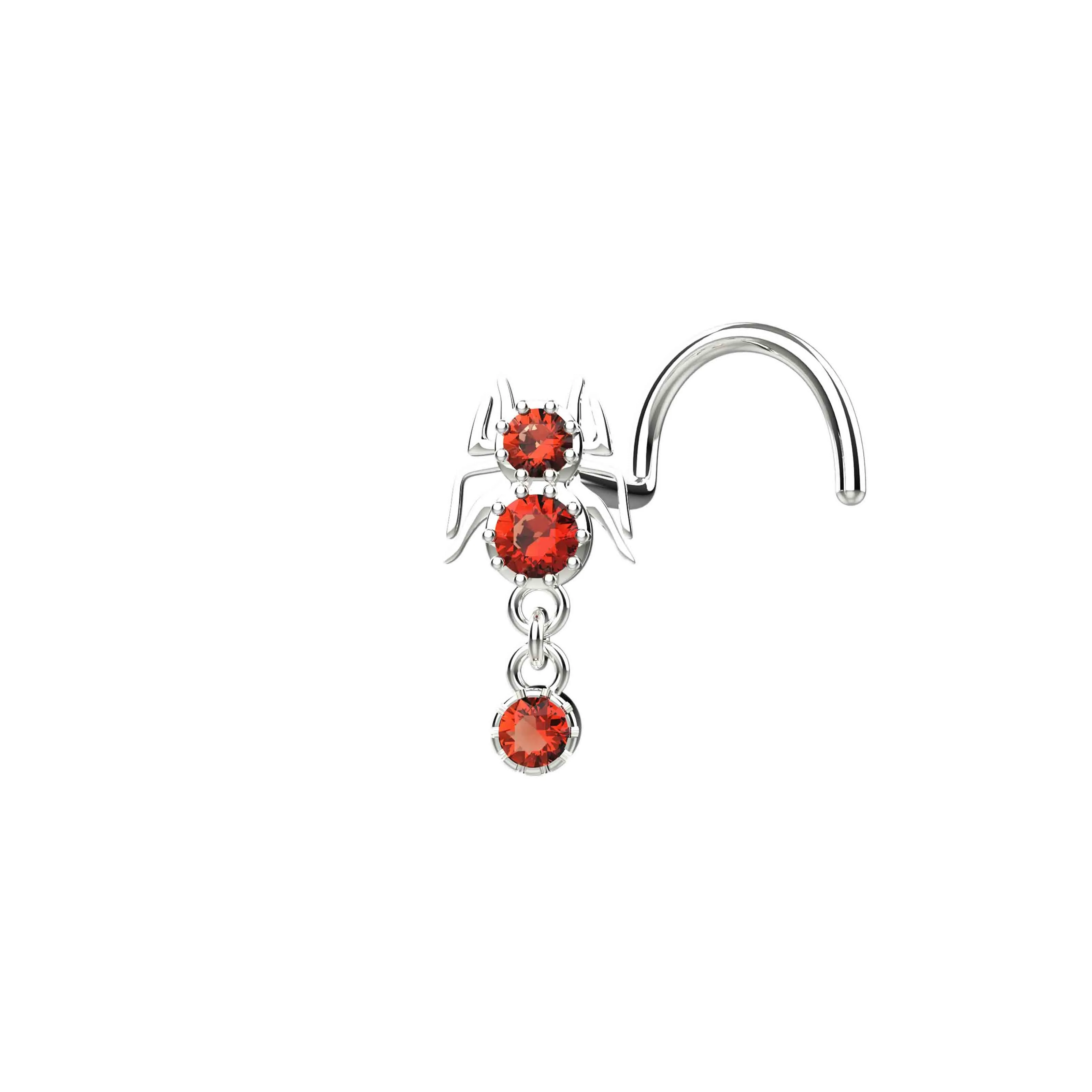 Scorpion Dangle Nose Ring – Gold Piercing Jewelry for Bold Looks