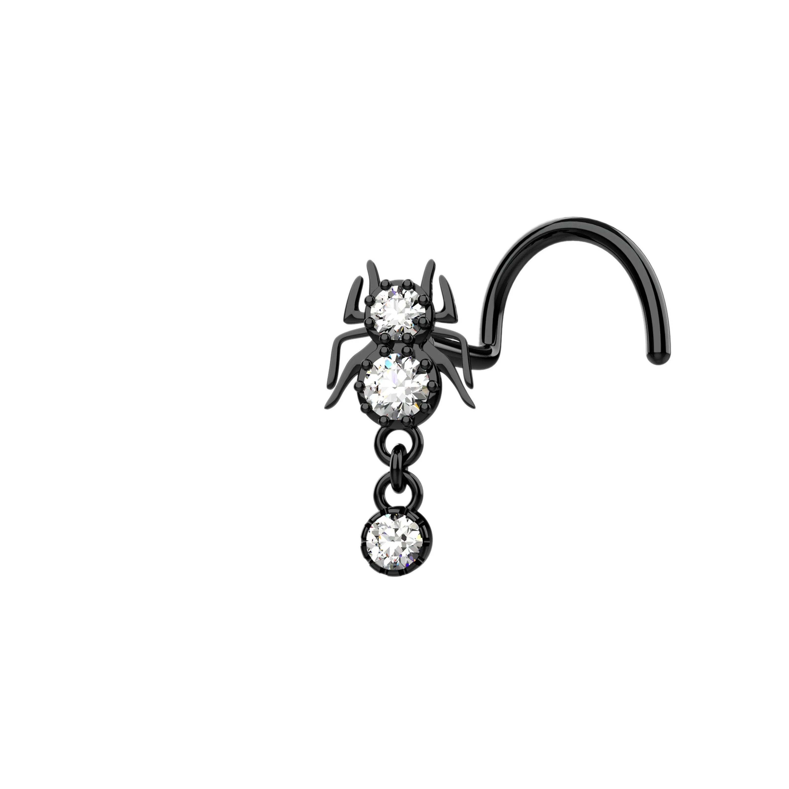 Scorpion Gold Nose Ring | Bold 18K Plated Nose Stud