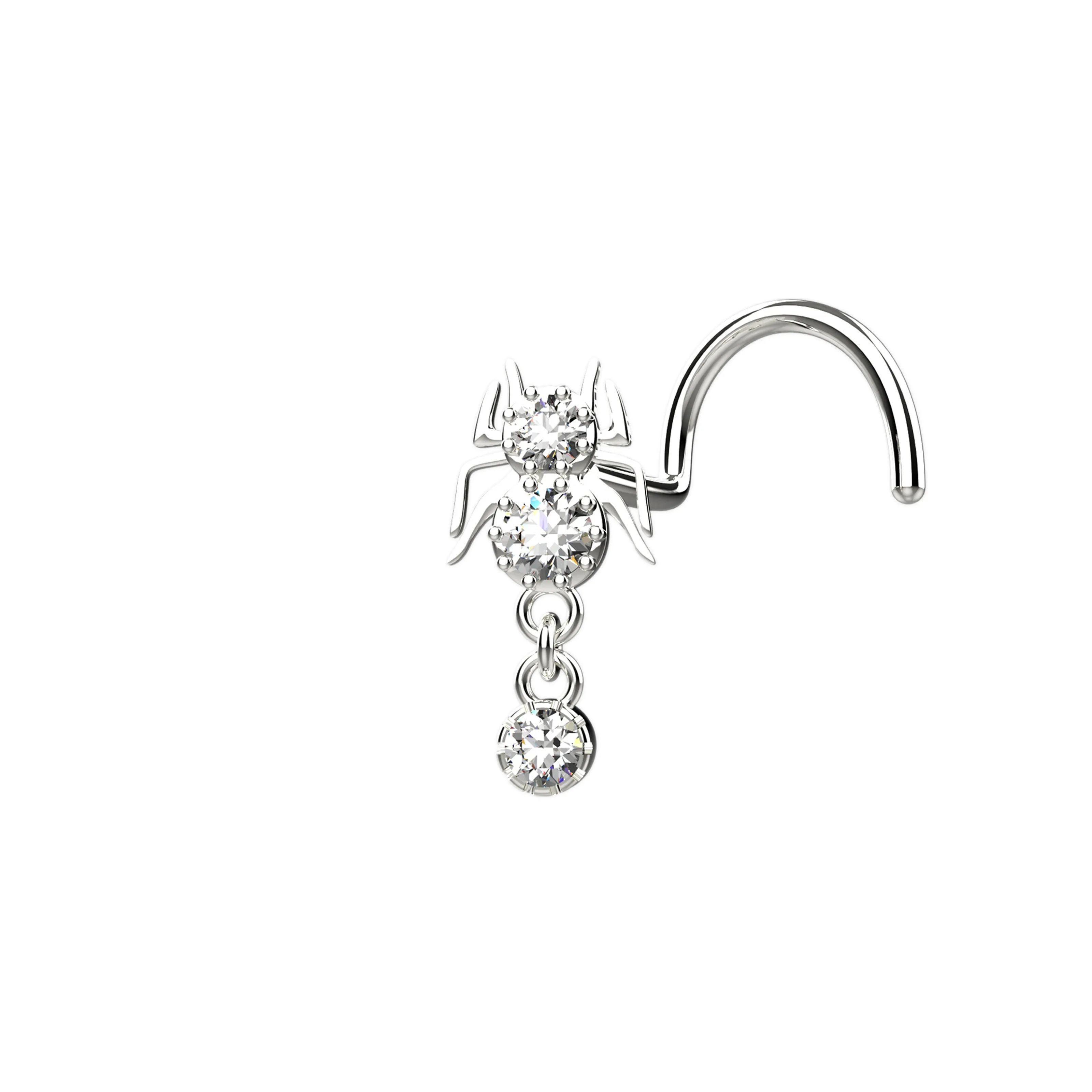 Scorpion Gold Nose Ring | Bold 18K Plated Nose Stud