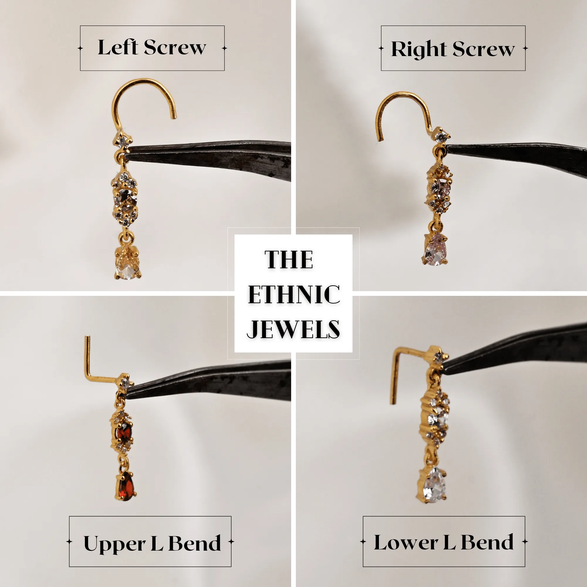 Scorpion Gold Nose Ring | Bold 18K Plated Nose Stud