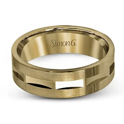 Simon G. 7MM Wedding Band with Satin & High Polish Finish