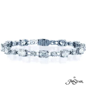 Single Line Diamond Bracelet