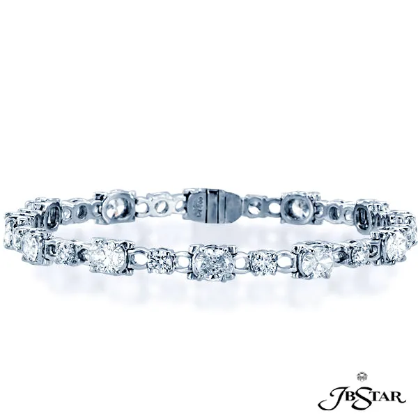 Single Line Diamond Bracelet