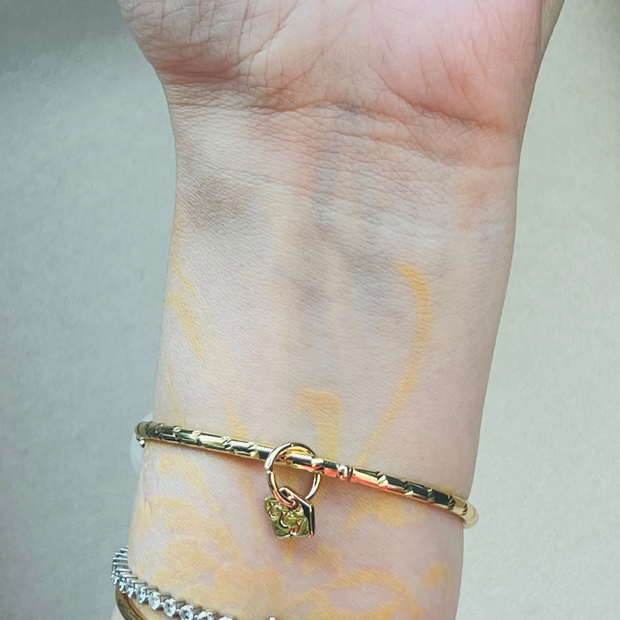 Smiling Sunstone & Sakura Agate Diadem Bracelet