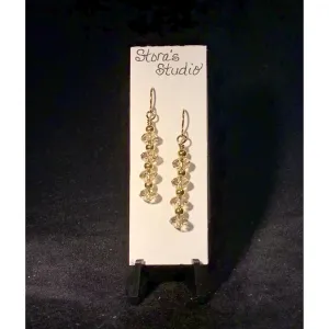 Smoky Yellow Quartz Earrings