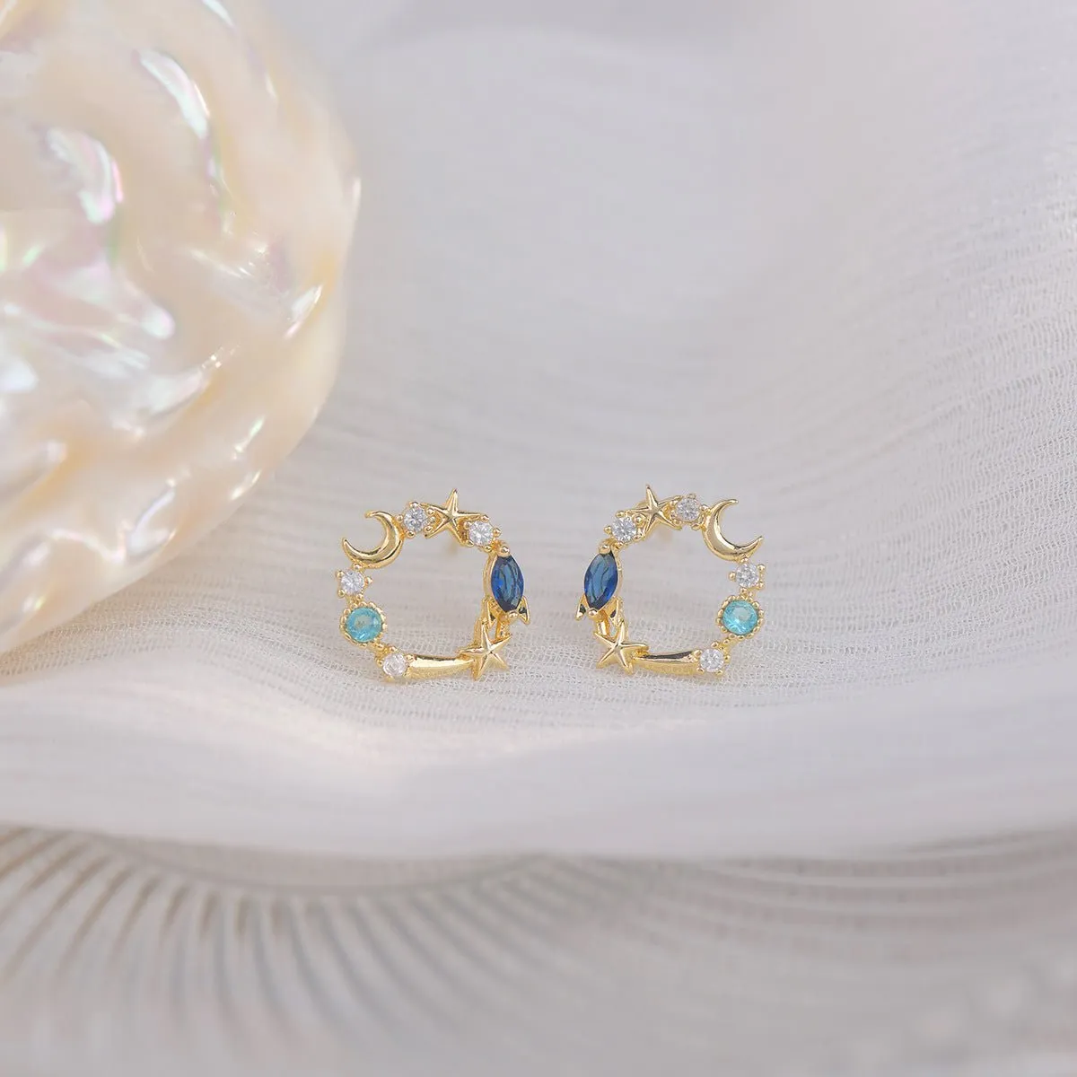 Starry Night Stud Earrings