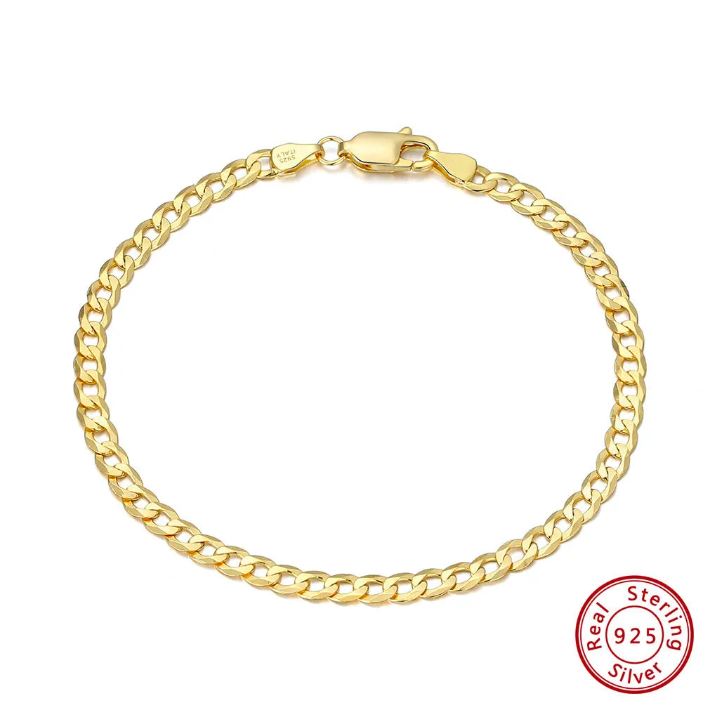 Sterling Silver Bracelet Car Flower Chain Trend