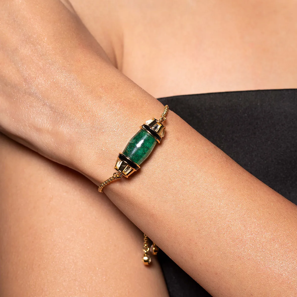 Sultana Green Quartz Bracelet