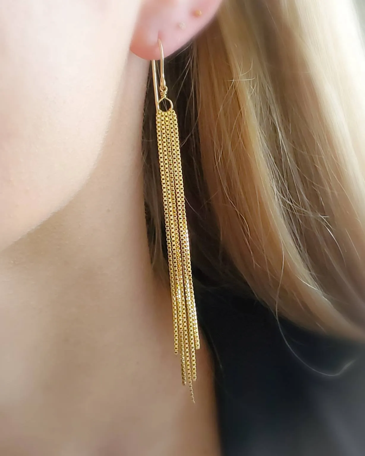 Tassel Chandelier Earrings