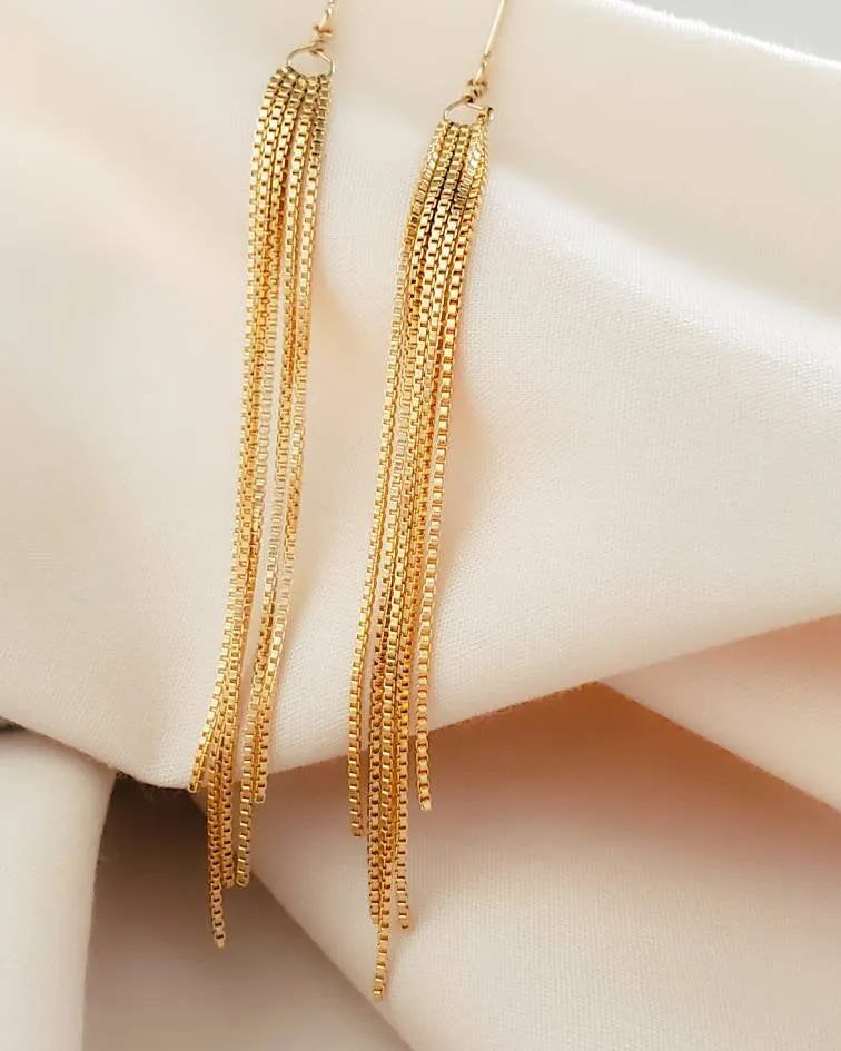 Tassel Chandelier Earrings