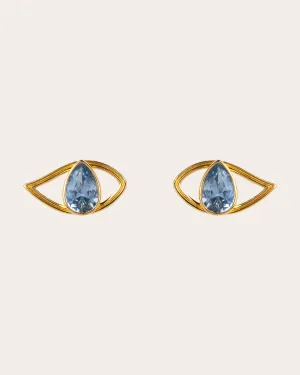 The Evil Eye earrings - gold plated