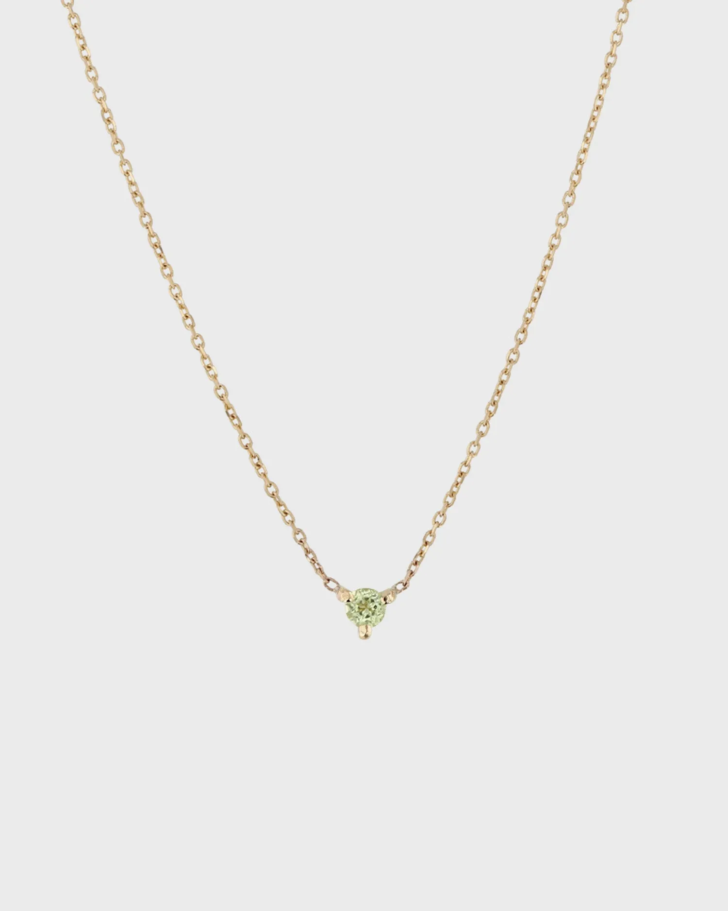 The Petite Peridot Birthstone Necklace